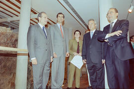 Inauguración del Rectorado por el príncipe Felipe. Málaga. Abril de 2002