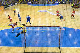 Partido Universidad Duisburg-Essen - Universidad de Marmara. Categoría masculina. Campeonato Europeo Universitario de Balonmano. Antequera. Julio de 2017