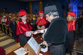 Investidura de Emilia Casas Baamonde como Doctora "Honoris Causa" por la Facultad de Derecho de la Universidad de Málaga. Paraninfo. Noviembre de 2022