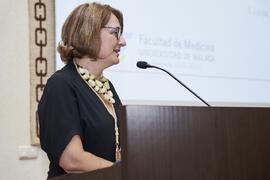 Yolanda García Calvente. 50 Aniversario de la Facultad de Medicina de la Universidad de Málaga. Facultad de Medicina. Octubre de 2022