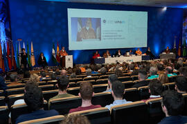 Discurso de investidura de Bernardo Quintero como Doctor "Honoris Causa" por la Universidad de Málaga. Paraninfo. Marzo de 2025