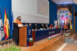Lectura de lección inaugural. Apertura del Curso Académico 2020/2021 de la Universidad de Málaga. Paraninfo. Septiembre de 2020