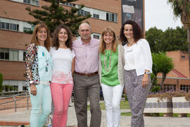 Foto de grupo. Facultad de Ciencias Económicas y Empresariales. Campus de El Ejido. Mayo de 2015