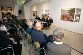 Mesa redonda. Exposición "Paisajes Andaluces" de Eugenio Chicano. Museo del Patrimonio Municipal. Febrero de 2017