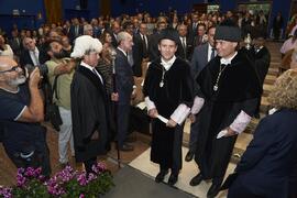 Comitiva previa a la Apertura del Curso Académico 2023/2024 de la Universidad de Málaga. Paraninfo. Septiembre de 2023