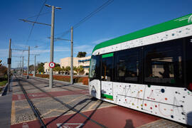 Facultad de Medicina y Metro de Málaga. Campus de Teatinos. Febrero de 2021