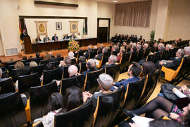 Intervención de Carlos Álvarez. Celebración de San Lucas. Facultad de Medicina. Noviembre de 2019