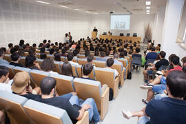 Jean-Philippe Vassal. Conferencia inaugural del curso 2015-2016 de la Escuela Técnica Superior de Arquitectura de la Universidad de Málaga. Campus de El Ejido. Octubre de 2015