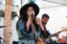 Concierto de Julia Martín. Festival solidario en los Baños del Carmen. Cursos de Verano de la Universidad de Málaga. Málaga. Julio de 2019
