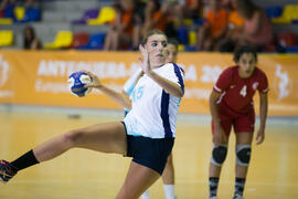 Partido Universidad de Akdeniz - Universidad de Málaga. Categoría femenina. Campeonato Europeo Universitario de Balonmano. Antequera. Julio de 2017