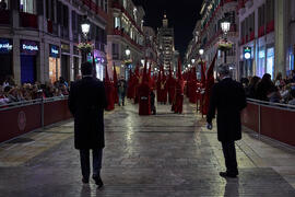 Estación de Penitencia de la Hermandad de los Estudiantes. Málaga. Abril de 2022
