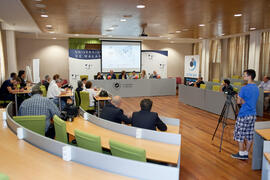 Presentación del mundial universitario de fútbol sala. Rectorado. Junio de 2014