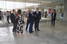 Visita a la nueva facultad de Psicología y Logopedia de la Universidad de Málaga tras su inauguración. Campus de Teatinos. Octubre de 2022