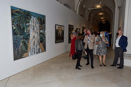 Inauguración de la exposición "Eugenio Chicano Siempre". Museo de Málaga. Mayo de 2021