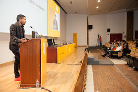 Ferran Ventura Blanch. Presentación del proyecto "Recolectores Urbanos Editorial". V Foro Arquia/Próxima 2016: Futuro Imperfecto. Paraninfo. Octubre de 2016