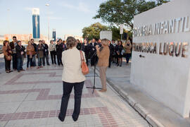 Presentación de la Escuela Infantil de la Universidad de Málaga bajo el nombre "Francisca Luque". Noviembre de 2011