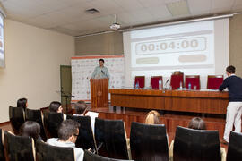Debate académico. Semana del Patrón. Facultad de Ciencias Económicas y Empresariales. Marzo de 2015