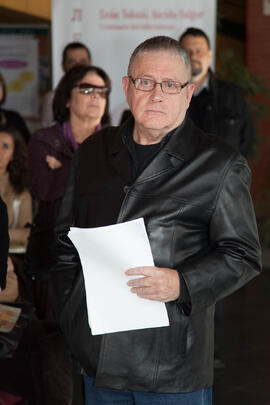 Presentación exposición bibliográfica "León Tolstói. Lúcido fulgor", por el centenario de su fallecimiento. Biblioteca General. Noviembre de 2010