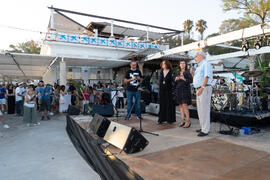 Presentación. Festival solidario en los Baños del Carmen. Cursos de Verano de la Universidad de Málaga. Málaga. Julio de 2019