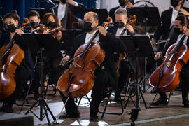 Concierto de Bandas Sonoras de la 30 edición de Fancine de la Universidad de Málaga. Auditorio de la Escuela Técnica de Ingeniería de Telecomunicaciones e Informática. Noviembre de 2020