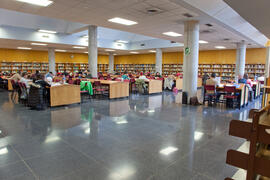 Biblioteca General de la Universidad de Málaga. Campus de Teatinos. Abril de 2013