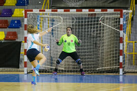 Partido Universidad de Akdeniz - Universidad de Málaga. Categoría femenina. Campeonato Europeo Universitario de Balonmano. Antequera. Julio de 2017