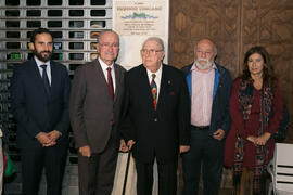 Inauguración de la placa conmemorativa de la Casa Natal de Eugenio Chicano. Málaga. Octubre de 2017