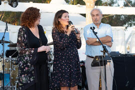 Presentación. Festival solidario en los Baños del Carmen. Cursos de Verano de la Universidad de Málaga. Málaga. Julio de 2019