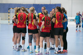 Partido Universidad de Colonia - Universidad de Aksaray. Categoría femenina. Campeonato Europeo Universitario de Balonmano. Antequera. Julio de 2017