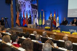 Discurso de Juan Manuel Moreno. Imposición de la Medalla de Oro de la Universidad de Málaga a la Junta de Andalucía. Paraninfo. Noviembre de 2023