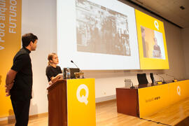 Presentación del proyecto "Panoramah Experience", de Taller de Casquería. V Foro Arquia/Próxima 2016: Futuro Imperfecto. Paraninfo. Octubre de 2016