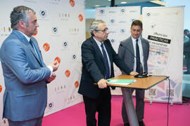 Inauguración de la IV Feria de Empleo de la Universidad de Málaga. Escuela Técnica Superior de Ingenierías Industriales. Mayo 2018