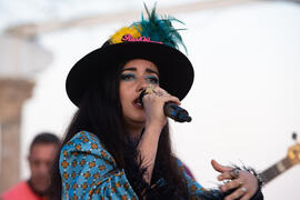 Concierto de Julia Martín. Festival solidario en los Baños del Carmen. Cursos de Verano de la Universidad de Málaga. Málaga. Julio de 2019