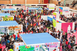 Jornadas de Puertas Abiertas de la Universidad de Málaga. Complejo Polideportivo Universitario. Abril de 2016