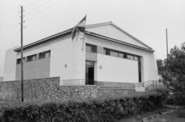 Fachada de la central telefónica. Málaga. Diciembre de 1963