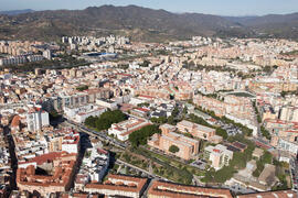 Vista aérea. Campus de El Ejido. Diciembre de 2016