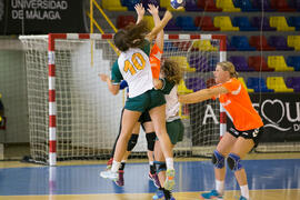 Partido Radboud University Nijmegen - Universidad de Valencia. Categoría femenina. Campeonato Europeo Universitario de Balonmano. Antequera. Julio de 2017