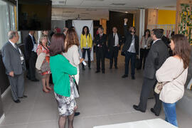 Visita guiada a Link by UMA en el Encuentro de rectores de Brasil, Portugal y España. Edificio The Green Ray. Octubre de 2015