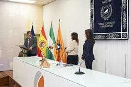 Discurso de Teodomiro López. Toma de posesión de Ana José Cisneros Ruiz como nueva decana de la Facultad de Ciencias Económicas y Empresariales de la Universidad de Málaga. Campus de El Ejido. Enero de 2025