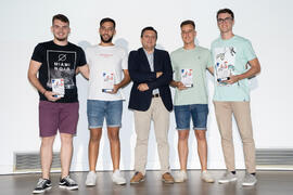 Entrega del premio a mejores equipos y deportistas de la 45ª Edición del Trofeo Rector de la UMA . Gala del Deporte Universitario 2019. Escuela Técnica Superior de Ingeniería de Telecomunicaciones. Junio de 2019
