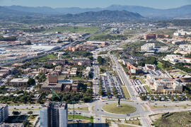 Vista aérea general. Campus de Teatinos. Diciembre de 2016