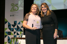 Entrega de galardón conmemorativo. Acto del 25 Aniversario del Parque Tecnológico de Andalucía. Palacio de Ferias y Congresos de Málaga. Noviembre de 2017