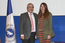 Toma de posesión de Carolina Jiménez Sánchez como profesora titular del Área de Derecho Internacional Público y Relaciones Internacionales de la Universidad de Málaga. Toma de posesión de nuevos catedráticos y profesores titulares de la Universidad de Málaga. Paraninfo. Noviembre de 2023