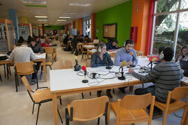 Equipo de Onda Color. Seminario "Emprende 21". Facultad de Ciencias Económicas y Empresariales. Noviembre de 2016