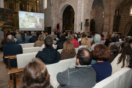 Estreno del documental "Kristina, princesa de Noruega". Covarrubias, Burgos. Octubre de 2015