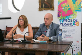 Conferencia de Pilar Corrales. Curso "Arqueología subacuática y turismo: una ventana azul al pasado". Cursos de Verano de la Universidad de Málaga. Málaga. Julio de 2018