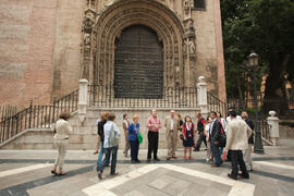 Visita anual de la conferencia de la RedOTRI en el centro histórico de Málaga. Junio de 2010