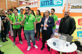 Jornadas de Puertas Abiertas de la Universidad de Málaga. Complejo Polideportivo Universitario. Abril de 2018