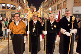 Estación de Penitencia de la Hermandad de los Estudiantes. Málaga. Abril de 2012