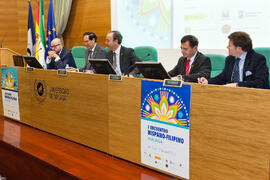 Inauguración del I Encuentro Hispano-Filipino. Rectorado. Abril 2015.